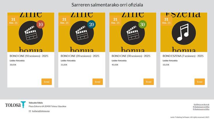 Irailaren 11n hasiko da Leidor Aretoaren ohiko zine programazioa