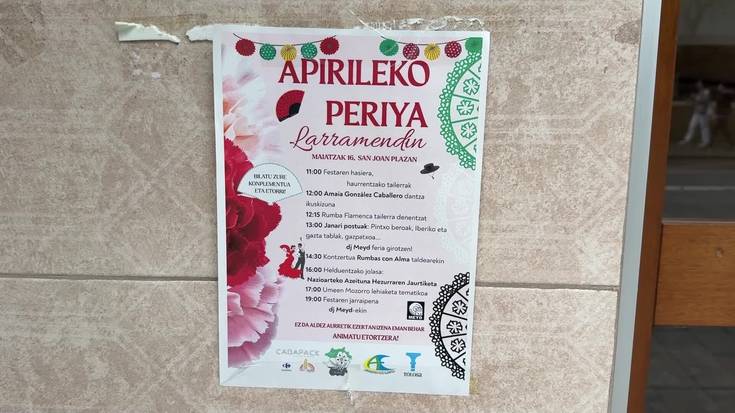 "Apirileko periya" Larramendin larunbatean