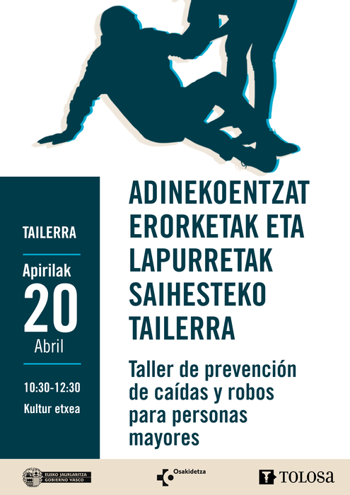 Adinekoentzat erorketak eta lapurretak sahiesteko tailerra