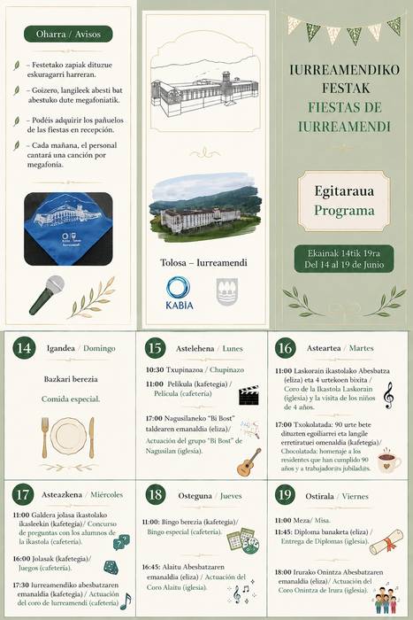 Iurreamendi egoitzako festak