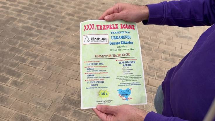 Urkamendi guraso elkarteko kideek jantziko dute txapela