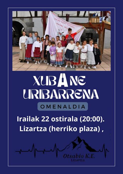 Xubane Uribarrenari omenaldia