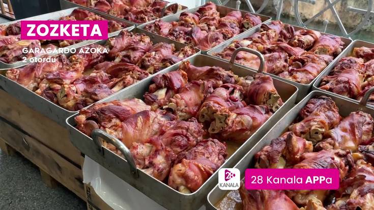 [ZOZKETA] Tolosako Garagardo azokarako bi otordu