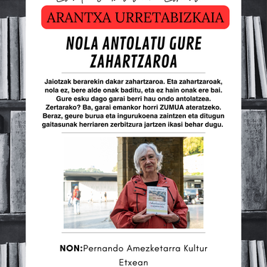 Arantxa Urretabizkaiaren hitzaldia-tertulia