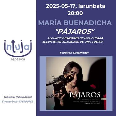 " Pájaros" María Buenadicha