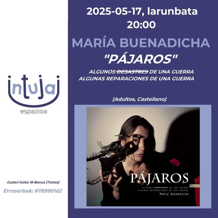 " Pájaros" María Buenadicha