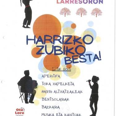 Larresoroko harri-zubiko festetara joateko autobusa
