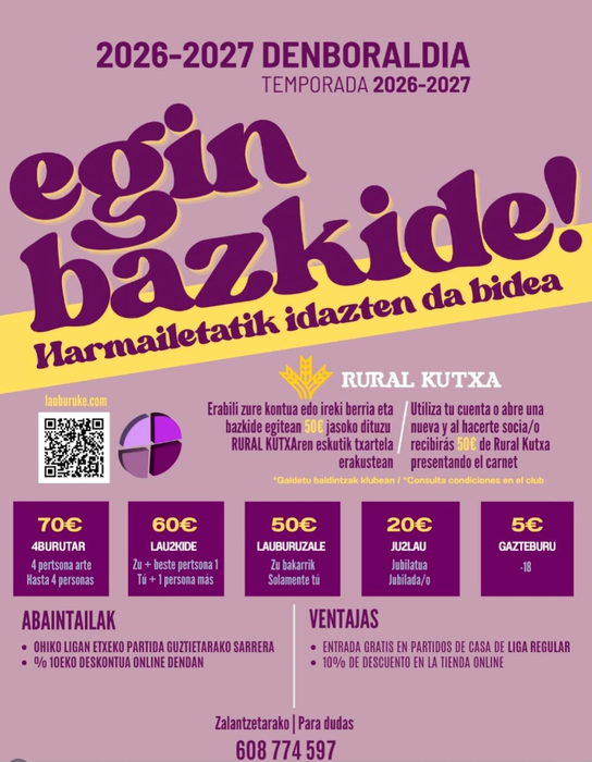 Harmailetatik idazten da bidea EGIN BAZKIDE!