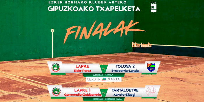 Jubenil eta Nagusien mailako finalak