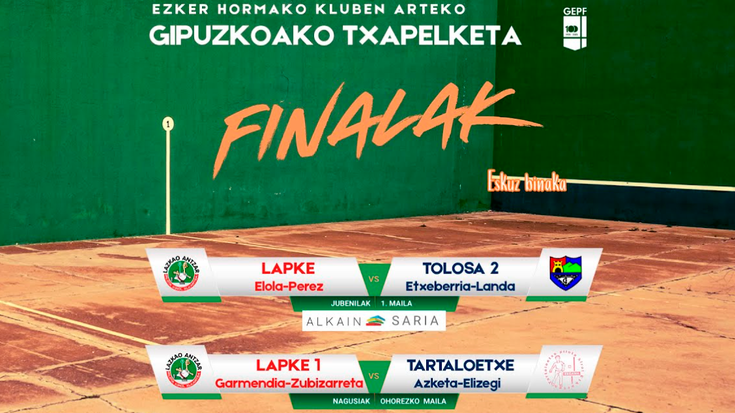 Jubenil eta Nagusien mailako finalak