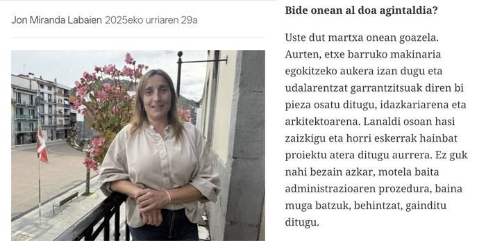Amasa-Villabonako EH-Bilduren gezurrak salatuz