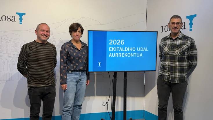 42,7 milioi euroko aurrekontua aurkeztu du Tolosako Udalak 2026rako