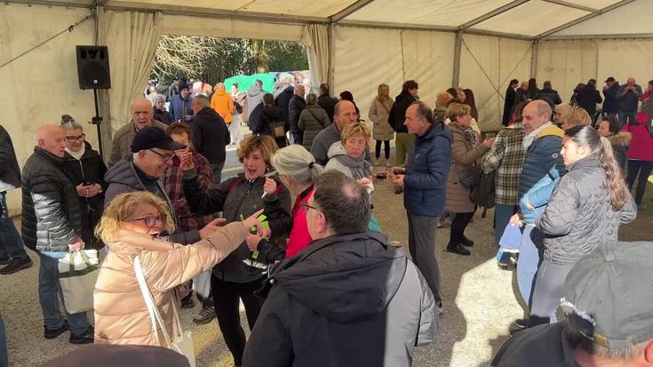 Giro onean ospatu dute San Blas eguna