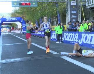 Iraitz Arrospide hirugarren Behobia Donostia lasterketan