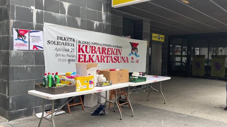 Kubarako bilketa solidarioa egin dute