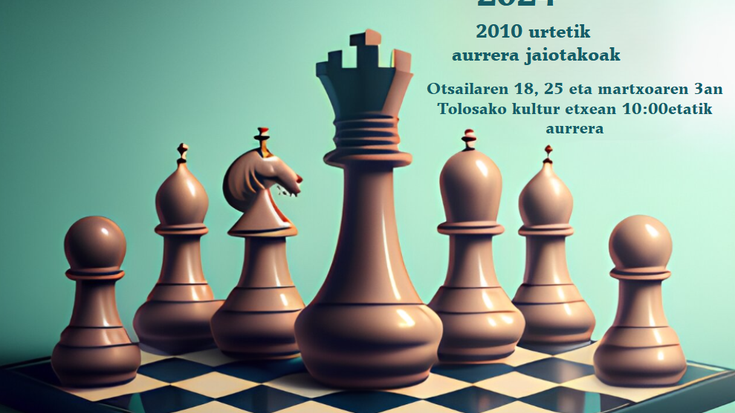 Tolosaldeko eskolarteko xake txapelketa 2024