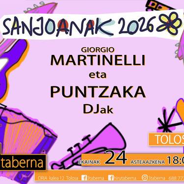 Giorgio Martinelli eta Puntzaka DJak