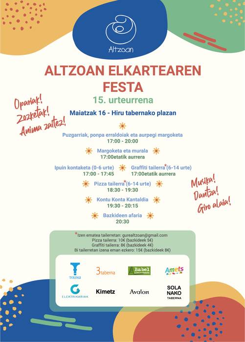 Altzoan Elkartearen festa