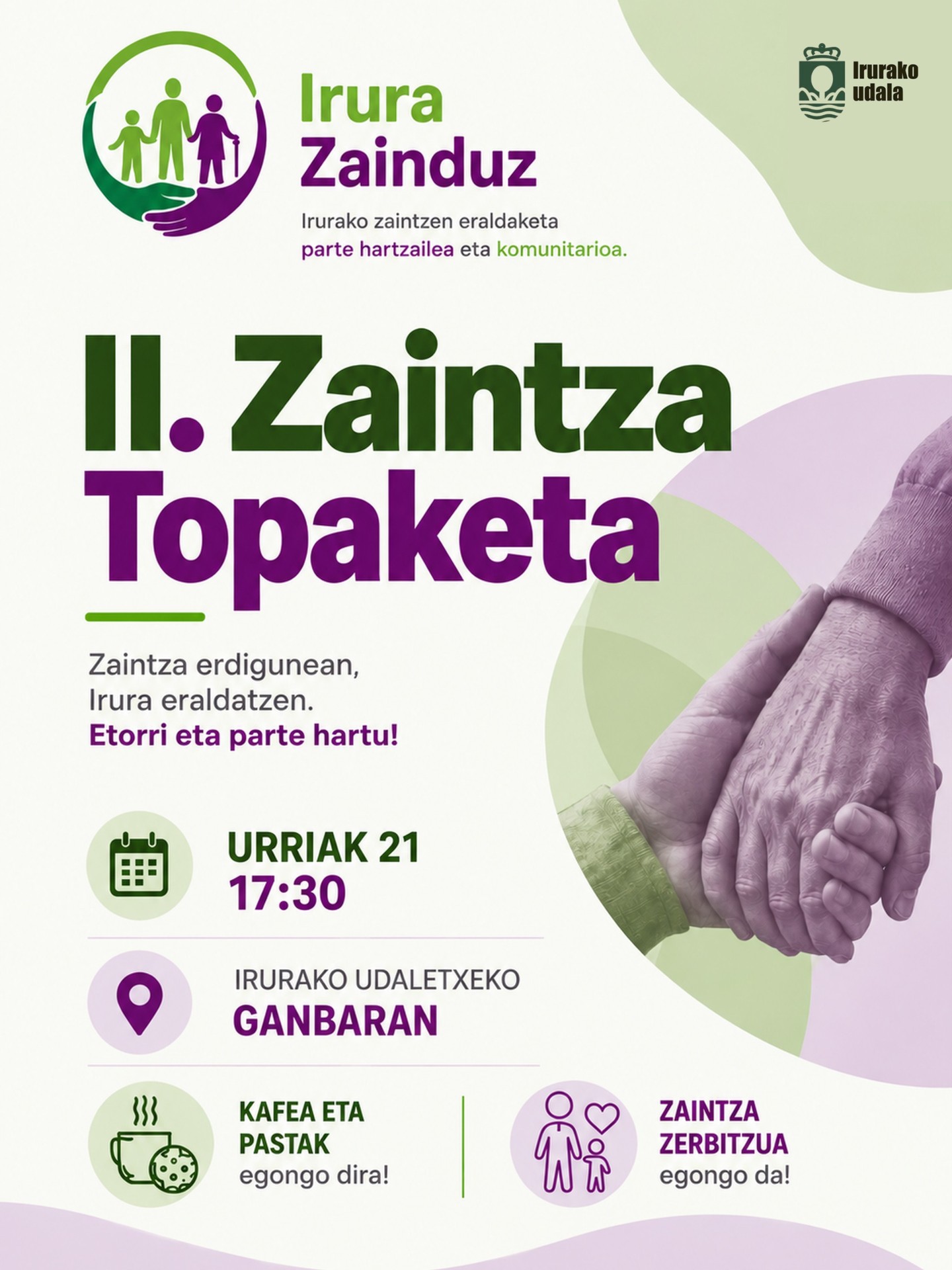 II. Zaintza Topaketa egingo da urriaren 21ean