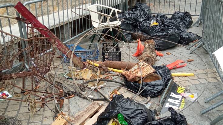 Oria ibaiaren garbiketan 723 kilo hondakin jaso ditu Irurako Udalak
