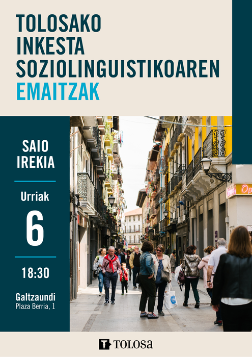 Tolosako inkesta soziolinguistikoaren emaitzak