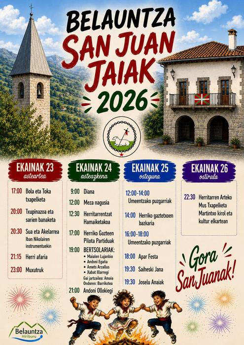 Belauntzako San Joan jaiak 2026