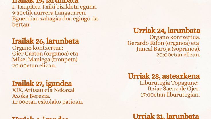 Alegiako kultur egitaraua