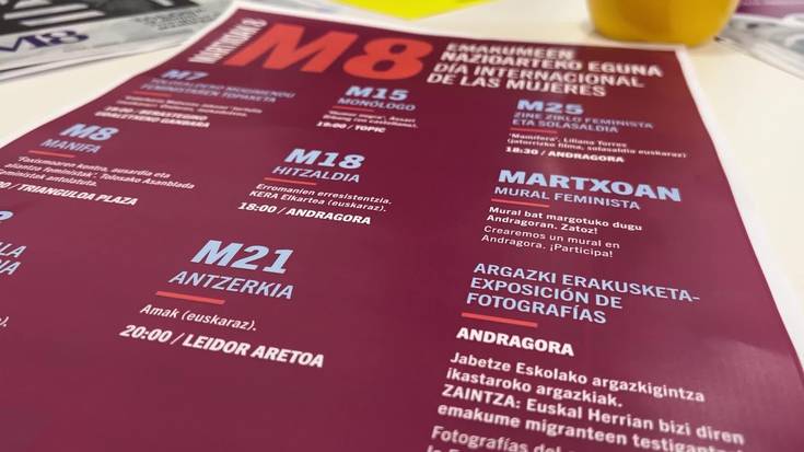 Martxoaren 8aren bueltan jarduera ugari antolatu dituzte