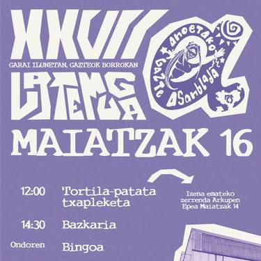 Anoetako Gaztetxearen XXVII. urtemuga