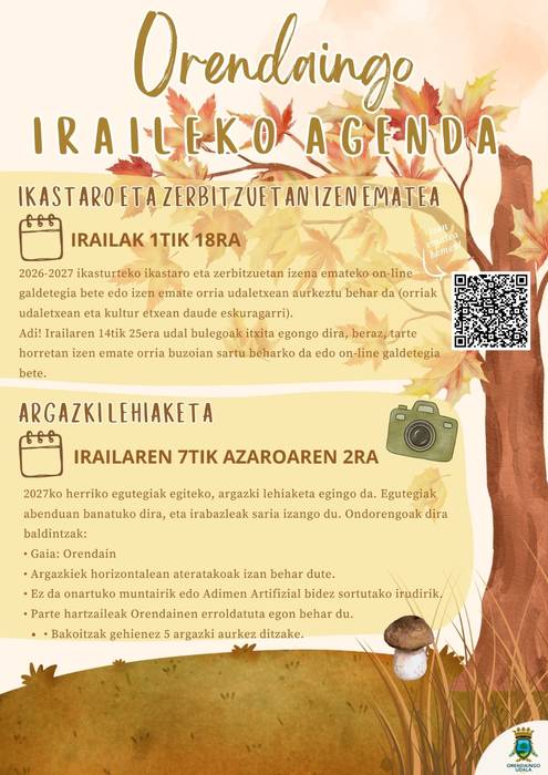 Ikastaro eta zerbitzuetan izen-ematea