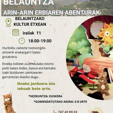 Arin-arin erbiaren abenturak