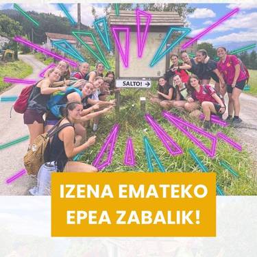 Salto! Udalekuetan izena emateko epea zabalik