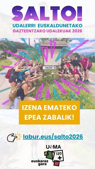 Salto! Udalekuetan izena emateko epea zabalik