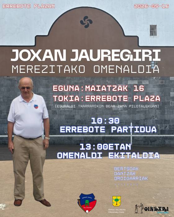 Joxan Jauregiri omenaldia