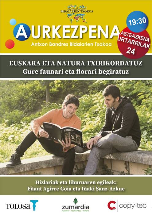 Euskara eta natura txirikordatuz, gure faunari eta florari begiratuz