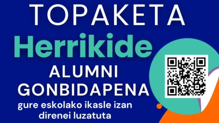 Herrikide ikastetxeak ikasle ohien topaketa berezia antolatu du apirilaren 24rako