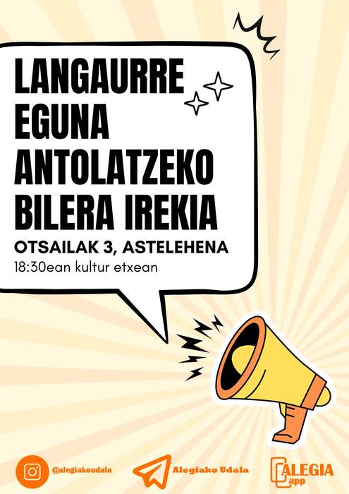 Langaurre Eguna antolatzeko bilera irekia