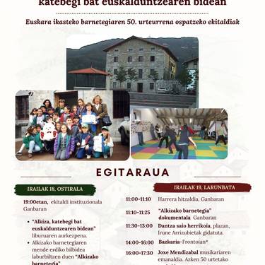 Barnetegiaren 50. urteurrena ospatzeko ekitaldiak
