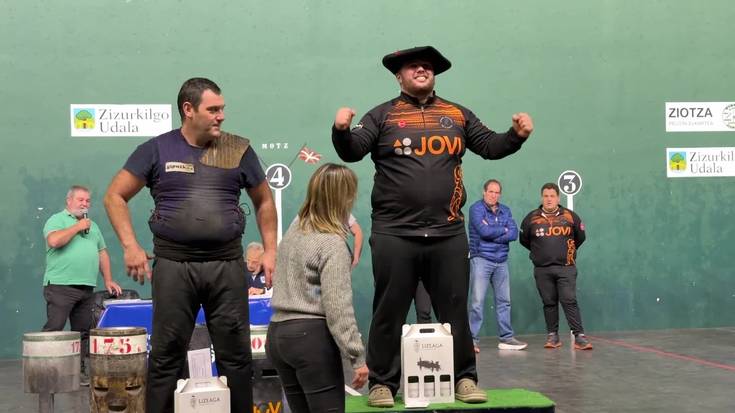 Gari Garmendiak irabazi du Gipuzkoako Harri Handien  Txapelketa