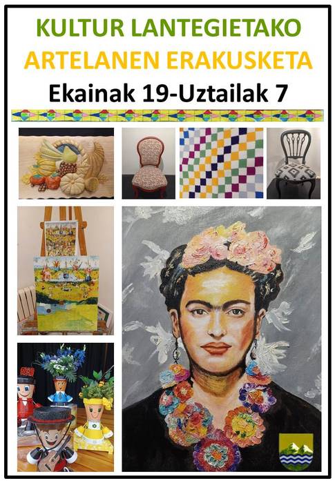 Astelehenean irekiko dute kultur lantegietako artelanen erakusketa