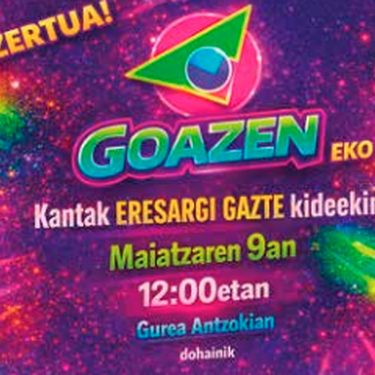 Goazeneko kantak Eresargi Gazte kideekin