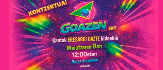 Goazeneko kantak Eresargi Gazte kideekin