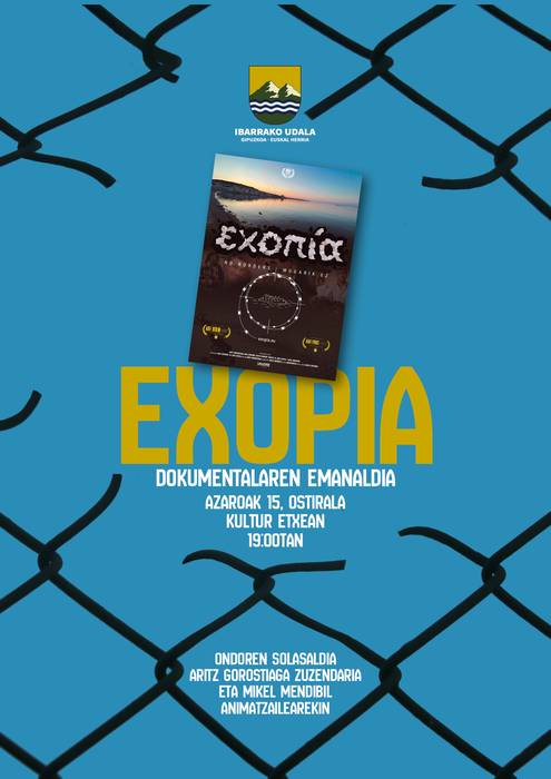 Exopia dokumentalaren emanaldia