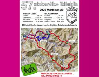 Aizkardiko Ibilaldian izena emateko epea irekita dago