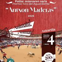 “Antxon Maderas” Pattar zezenaren saria