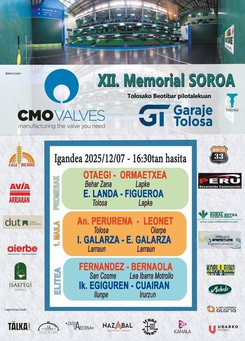 XII. Soroa Memoriala