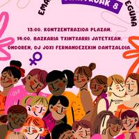 Martxoaren 8an Emakumeen Nazioarteko Eguna ospatuko da
