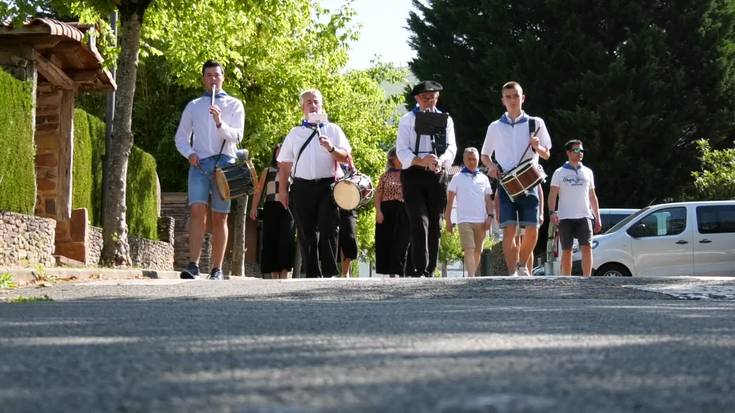 Alkate soinua egin dute Berastegiko San Lorentzo egunean