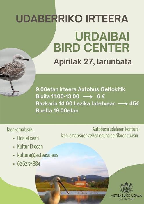 Irteera Urdaibai Bird Centerrera