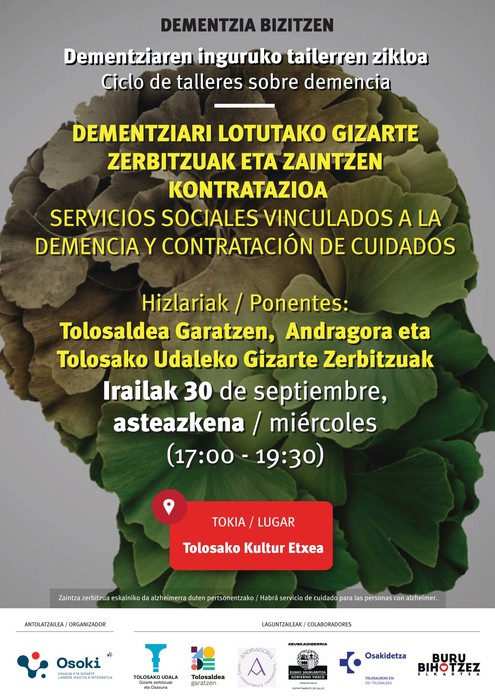 Dementziari lotutako gizarte zerbitzuak eta zaintzen kontratazioa